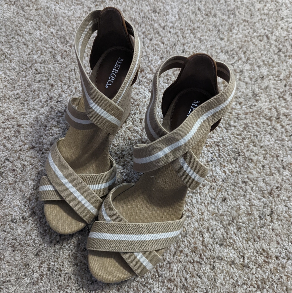 Merona wedge heels
